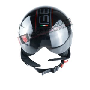 HELM DESIGN GLANS ZWART